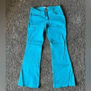 Bright blue Jordache jeans